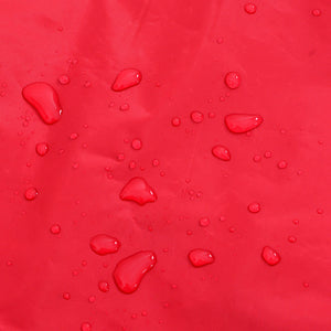 Hunde Regenmantel Rot M Reflektierend