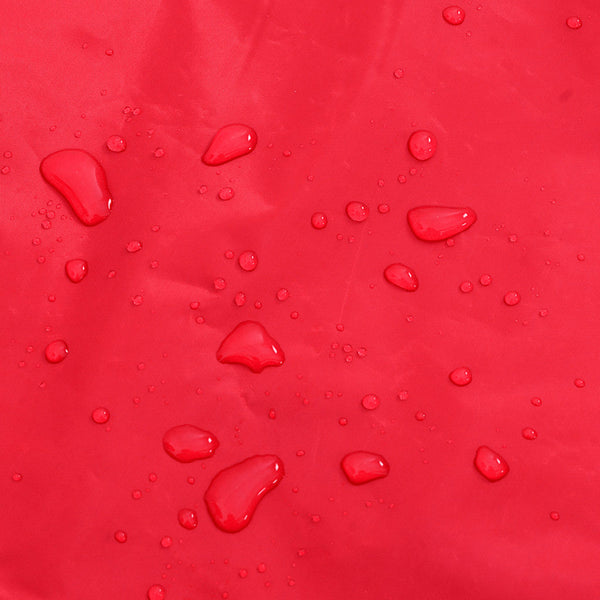 Hunde Regenmantel Rot mit Reflektor L