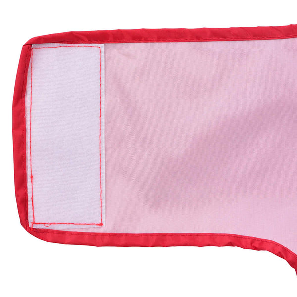 Hunde Regenmantel Rot XL mit Reflexstreifen