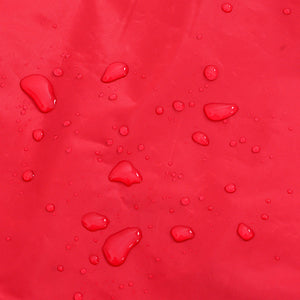 Hunde Regenmantel Rot 3XL mit Reflexstreifen
