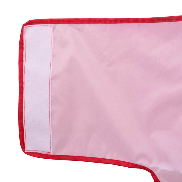 Hunde Regenmantel Rot mit Reflexstreifen - 4XL