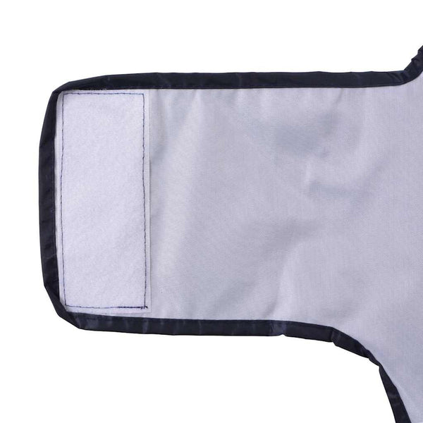 Marineblauer Hunde Regenmantel mit Reflexstreifen - Größe S