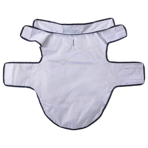 Hunde Regenmantel Marineblau L mit Reflexstreifen