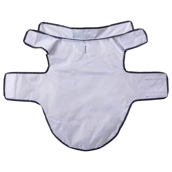 Hunde Regenmantel Marineblau L mit Reflexstreifen