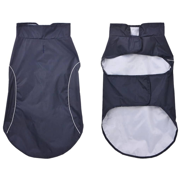 Hunde Regenmantel Marineblau XL