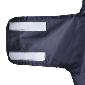Hunde Regenmantel Marineblau XL
