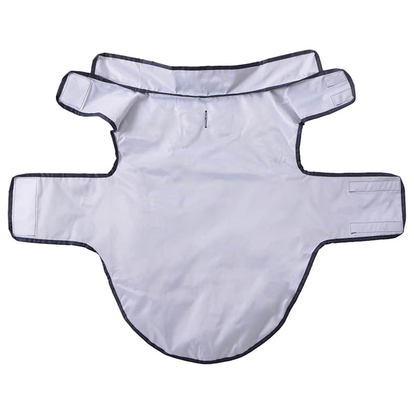 Hunde Regenmantel Marineblau 2XL mit Reflexstreifen