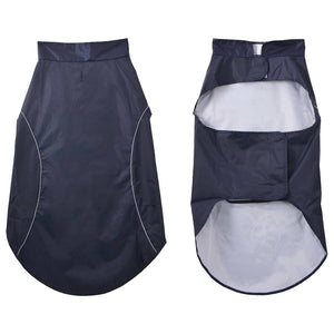Hunde Regenmantel Marineblau 3XL