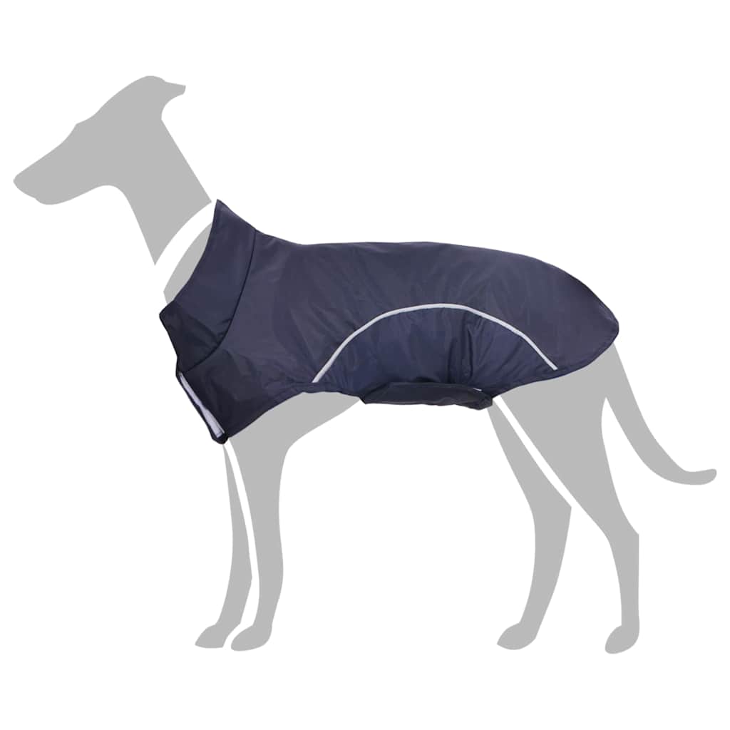 Hunde Regenmantel Marineblau 3XL