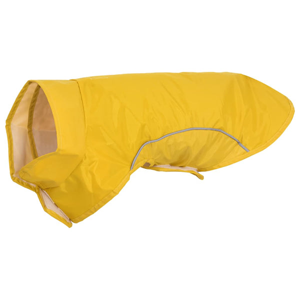 Gelber Hunde Regenmantel XXS mit Reflexstreifen