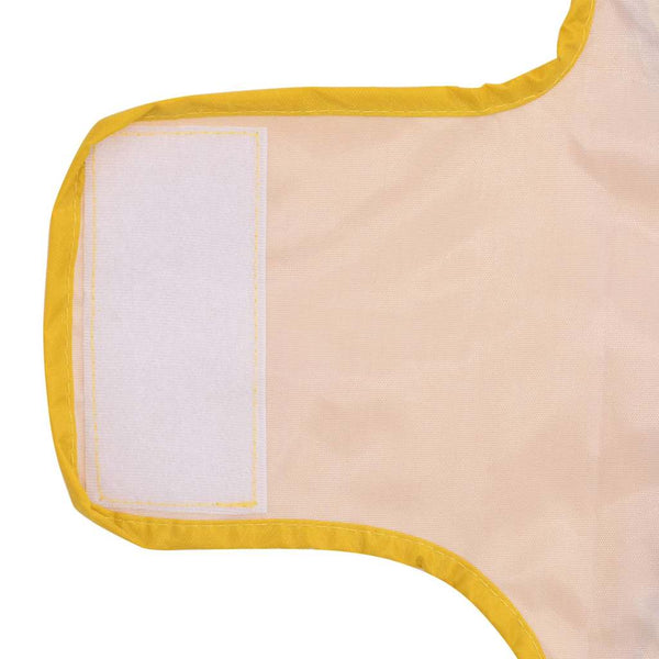 Gelber Hunde Regenmantel XXS mit Reflexstreifen