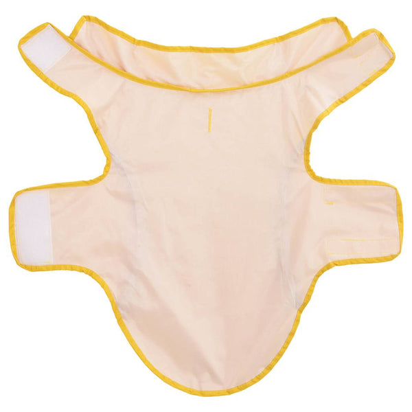 Hunde Regenmantel Gelb XS mit Reflexstreifen