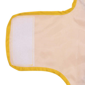 Hunde Regenmantel Gelb M mit Reflexstreifen