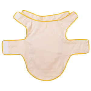 Hunde Regenmantel Gelb XL mit Reflektorstreifen