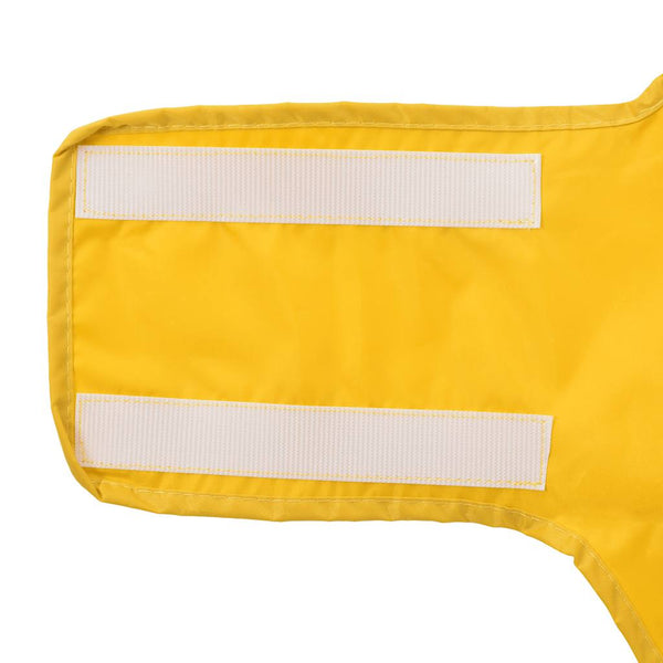 Hunde Regenmantel Gelb XL mit Reflektorstreifen