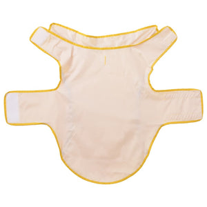 Hunde Regenmantel Gelb 2XL mit Reflexstreifen