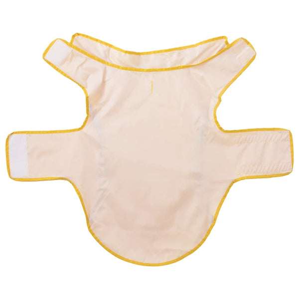 Hunde Regenmantel Gelb 2XL mit Reflexstreifen
