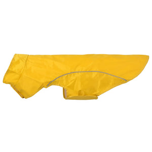 Hunde Regenmantel Gelb 2XL mit Reflexstreifen