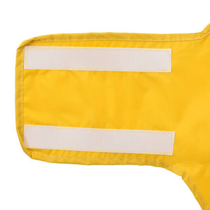 Hunde Regenmantel Gelb 2XL mit Reflexstreifen