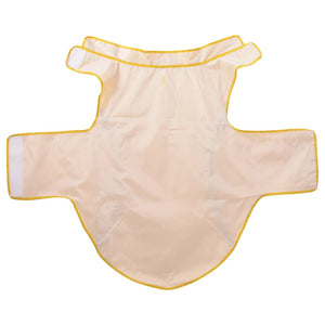 Hunde Regenmantel Gelb 3XL mit Reflexstreifen