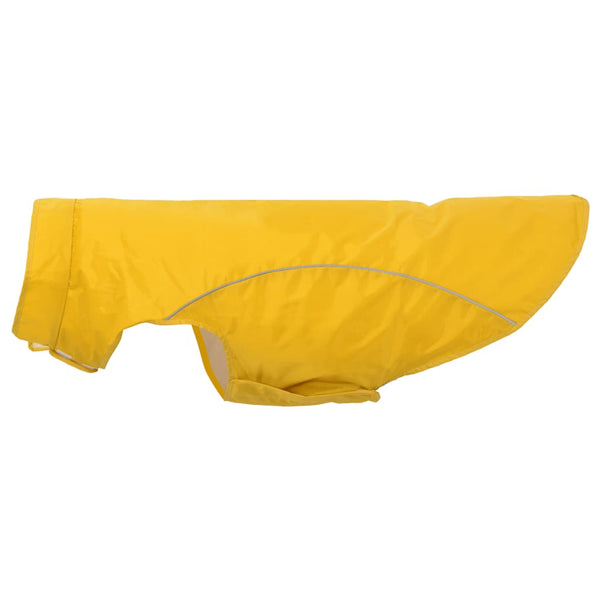 Hunde Regenmantel Gelb 3XL mit Reflexstreifen