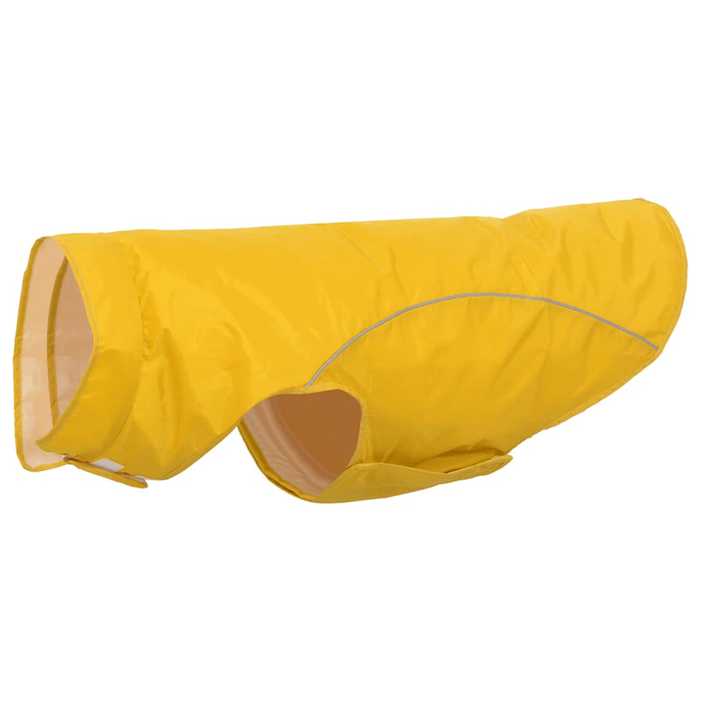 Hunde Regenmantel Gelb 4XL mit Reflexstreifen