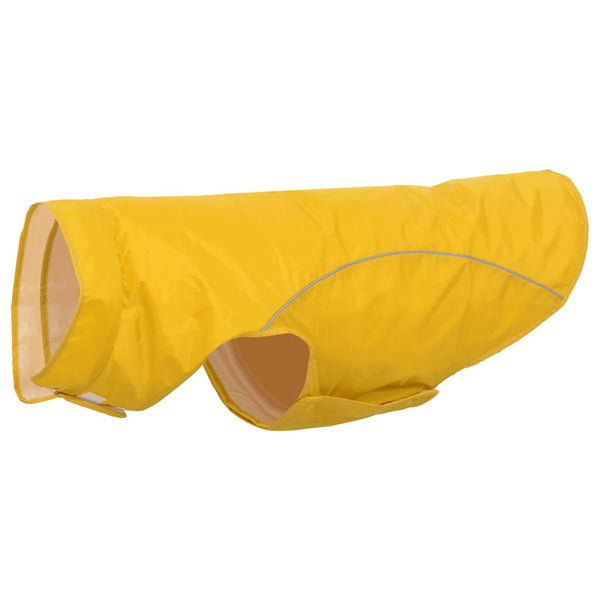 Hunde Regenmantel Gelb 4XL mit Reflexstreifen