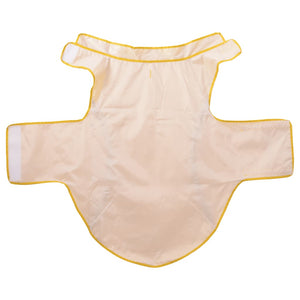 Hunde Regenmantel Gelb 4XL mit Reflexstreifen