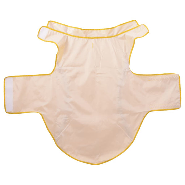 Hunde Regenmantel Gelb 4XL mit Reflexstreifen