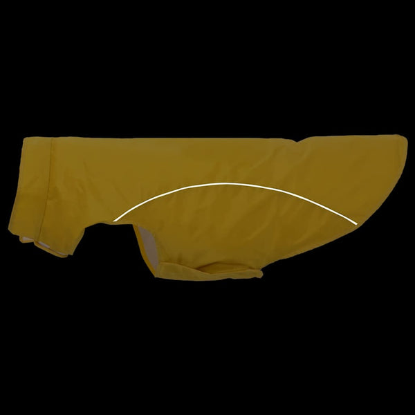 Hunde Regenmantel Gelb 4XL mit Reflexstreifen