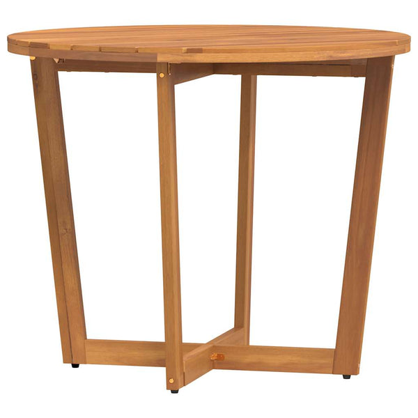 Akazienholz Garten-Esstisch Rund Ø90cm