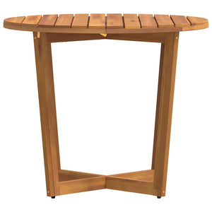 Akazienholz Garten-Esstisch Rund Ø90cm