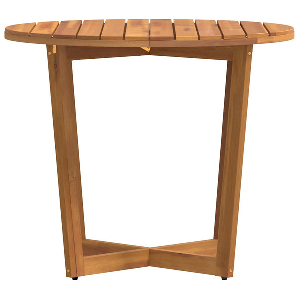 Akazienholz Garten-Esstisch Rund Ø90cm