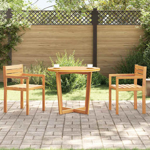 Akazienholz Garten-Esstisch Rund Ø90cm
