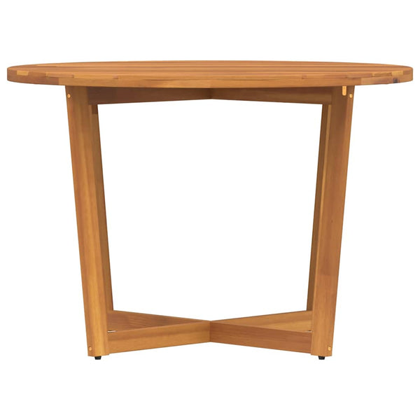 Runder Akazienholz Garten-Esstisch Ø110cm