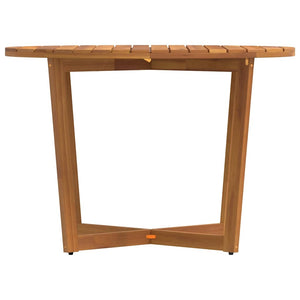 Runder Akazienholz Garten-Esstisch Ø110cm