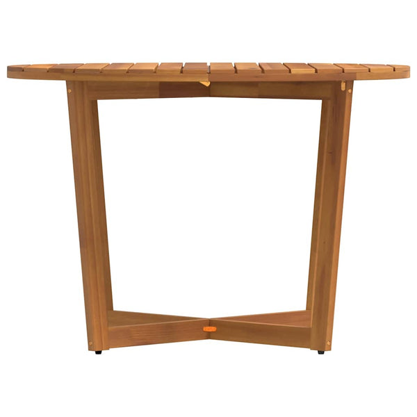 Runder Akazienholz Garten-Esstisch Ø110cm