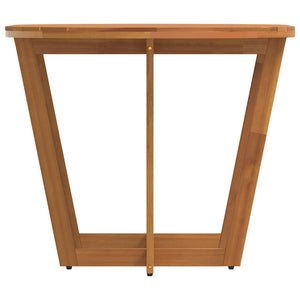 Ovaler Garten Esstisch Akazie Massivholz 150x90 cm