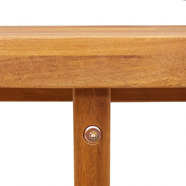 Ovaler Garten Esstisch Akazie Massivholz 150x90 cm
