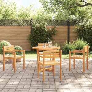 Akazienholz Gartenstühle 4er Set