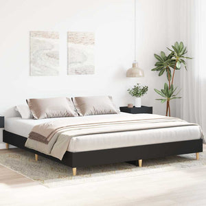Bettgestell Schwarz 200x200 cm