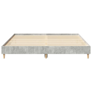 Bettgestell Betongrau 200x200 cm