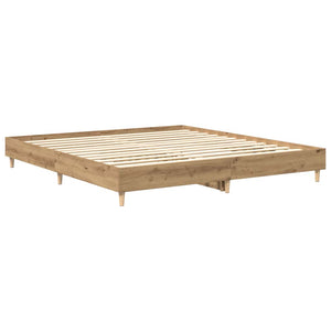 Bettgestell 200x200 Artisan Eiche ohne Matratze