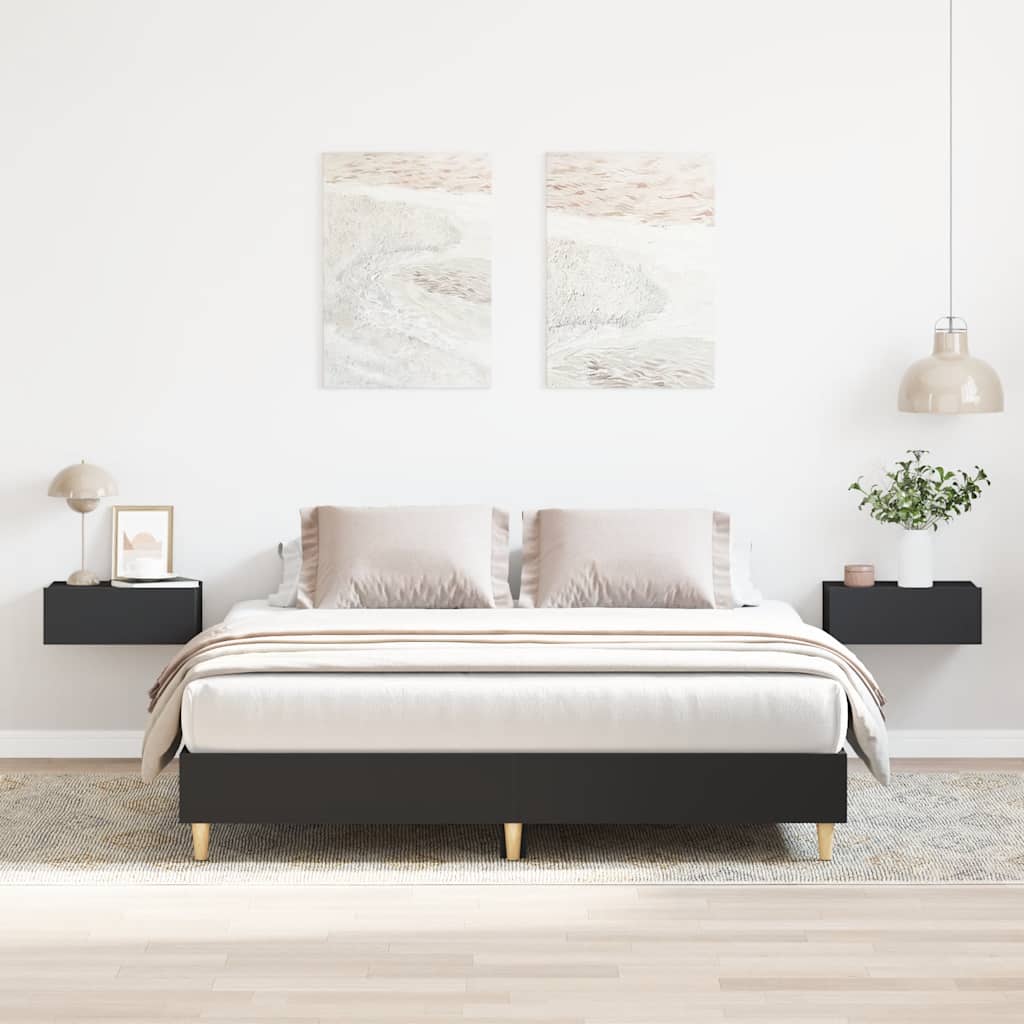 Bettgestell Schwarz 150x200 cm