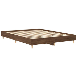 Bettgestell Braun Eichen-Optik 150x200 cm