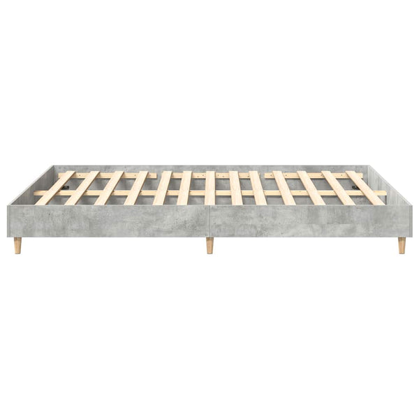 Bettgestell Betongrau 140x200 cm