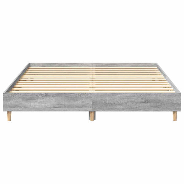 Bettgestell 140x200 Grau Sonoma