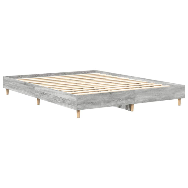 Bettgestell 140x200 Grau Sonoma