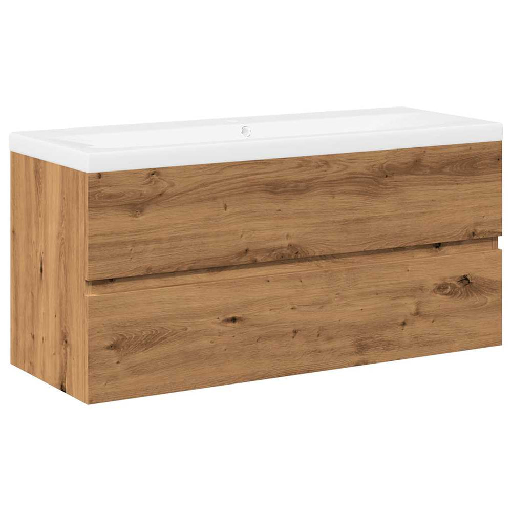 Waschbeckenunterschrank Artisan Eiche mit Einbaubecken