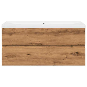 Waschbeckenunterschrank Artisan Eiche mit Einbaubecken